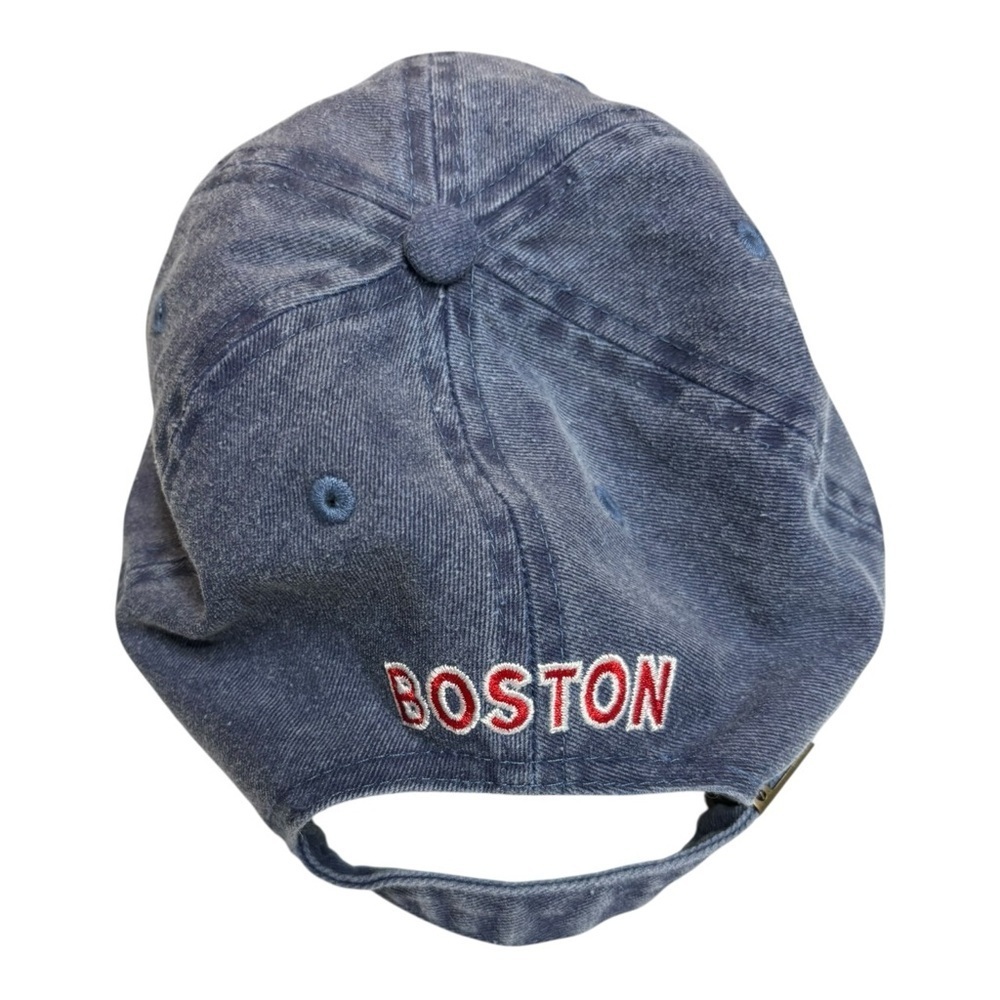 Bay State Apparel Boston Red Sox Baseball Hat Denim Blue Cap Adjustable - Picture 3 of 8